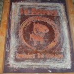 Pantalla de serigrafía con el logo de Michael J. Dog