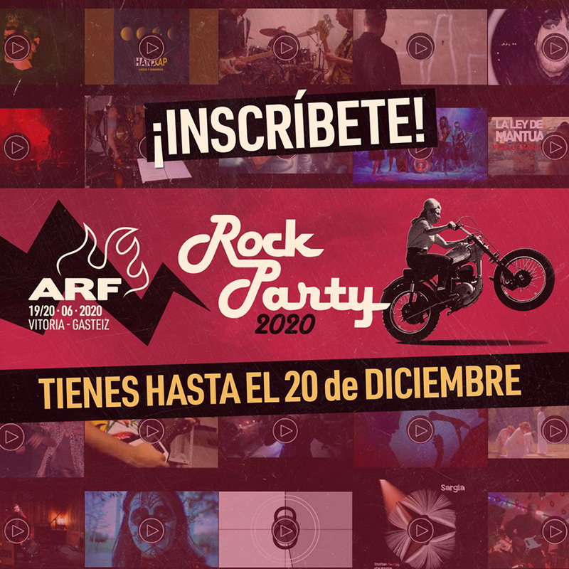 Rock Party: Concurso de bandas AzkenaRockFest 2020